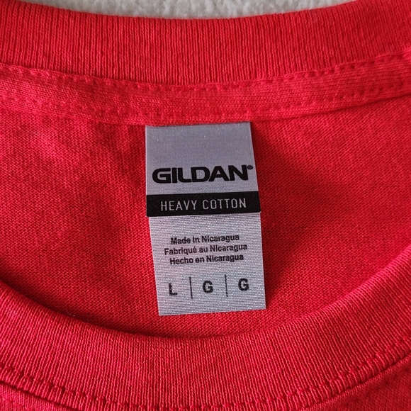 "BAWS" like bear graphic T shirt Gildan Brand size Large preowned great cond - Picture 3 of 7